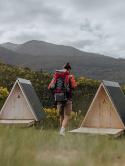 Tsitsikamma overnight a-frame huts overlooking beautiful scenery
