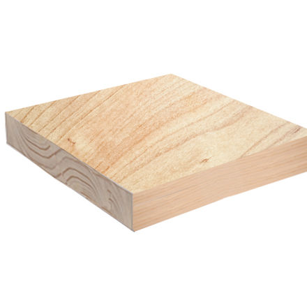 Laminated pine shelf