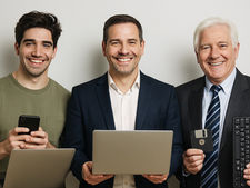 Trois générations utilisateurs de l'informatique en entreprise