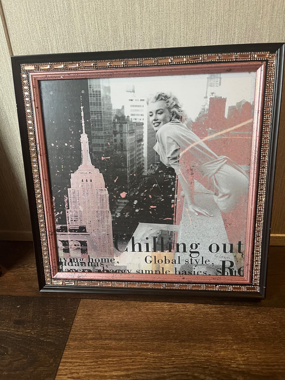 Thumbnail: Custom Framed Marylin Monroe Portrait Print