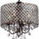 Thumbnail: Edvivi Marya Drum Crystal Chandelier, 4 Lights Glam Lighting Fixture