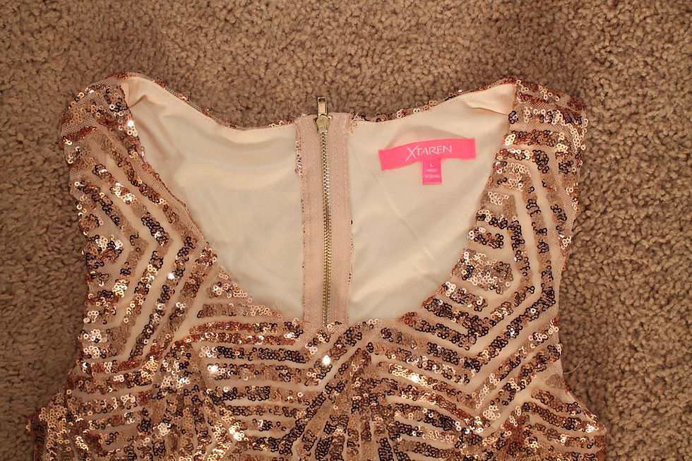 Thumbnail: Blush Sequin Crop Top