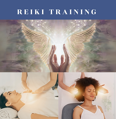 Experienced Reiki master demonstrating energy channeling techniques to focused learners