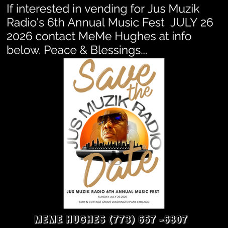 JMR LOOKING FOR VENDORS FOR 2026 MUSIC FEST!