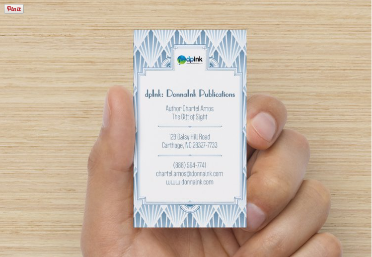 Back of dpInk Business Card