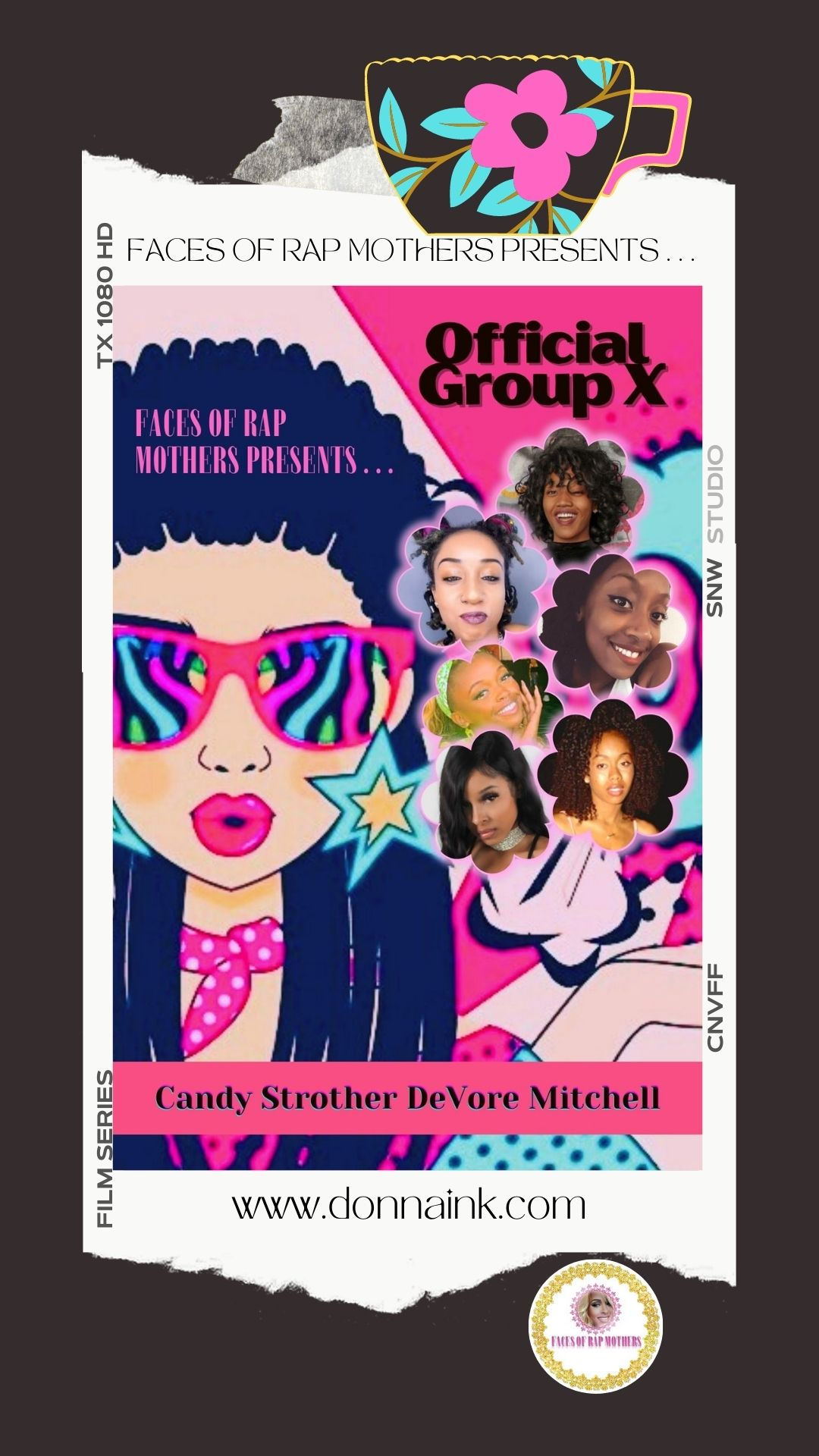 Faces of Rap Mothers Presents . . . Official Group "X" Poster 202