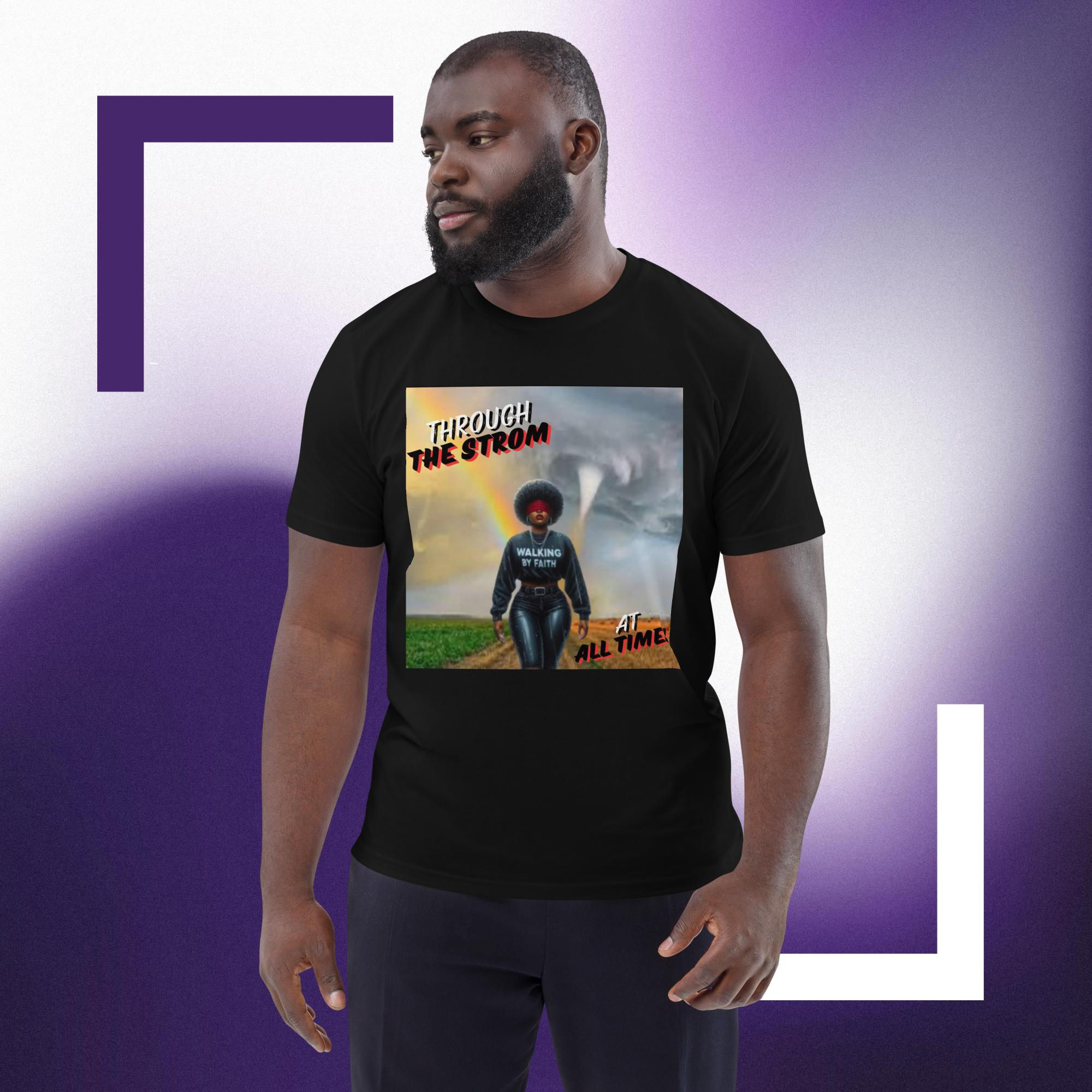 Walking By Faith Unisex organic cotton t-shirt