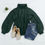 Thumbnail: Chunky Cable Knit Turtleneck Sweater