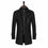 Thumbnail: Winter Mens Wool Blends Double Collar Thick Jacket Single Breasted Trench Coat