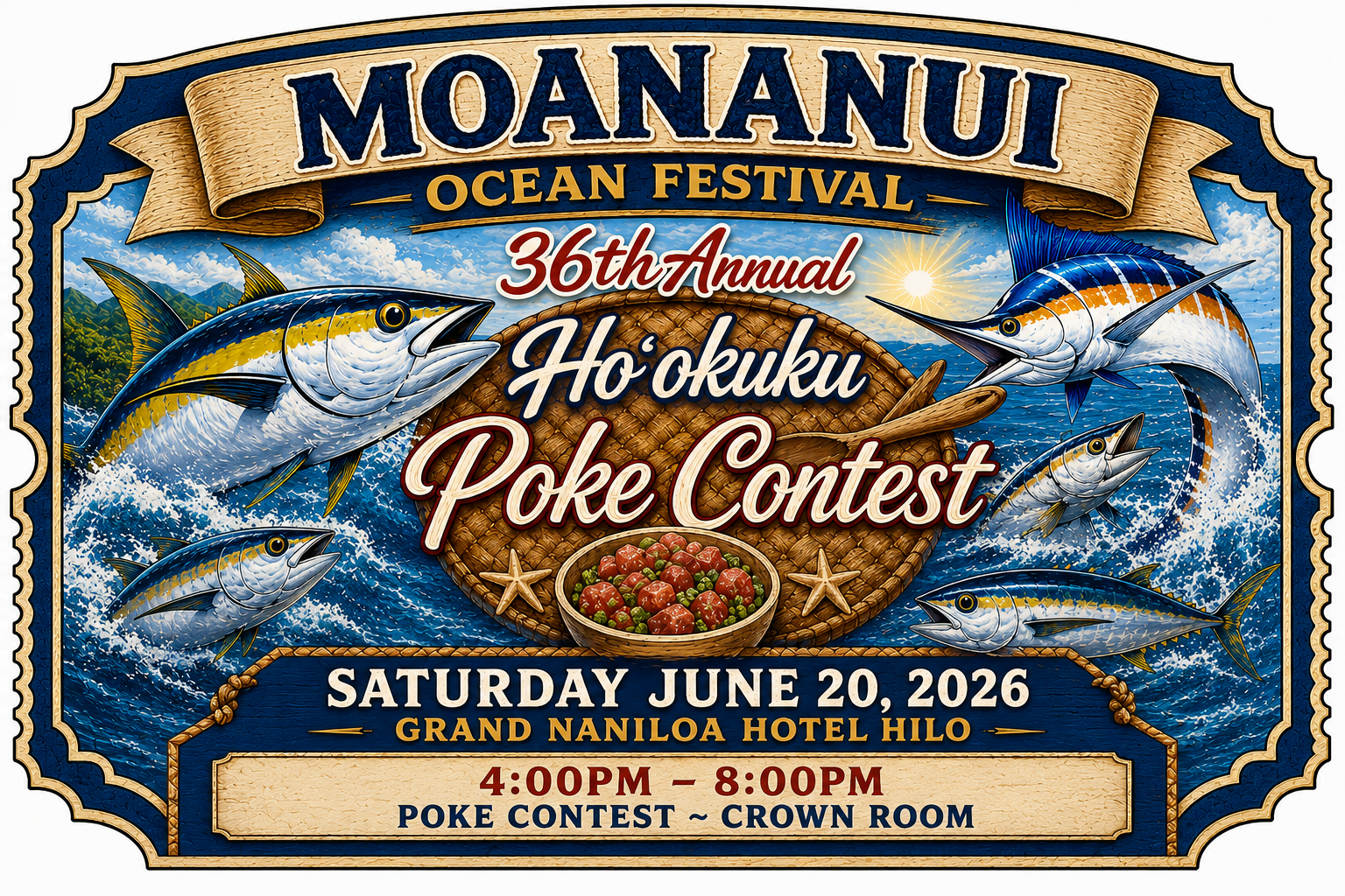 36th Hoʻokuku Poke Iʻa Poke Contest