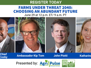 New report details food security threats from loss of U.S. farmland – Learn more on this June 29 web
