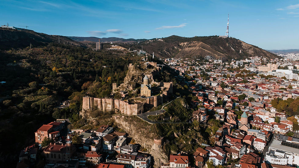 Fortress on hill tbisili.jpeg