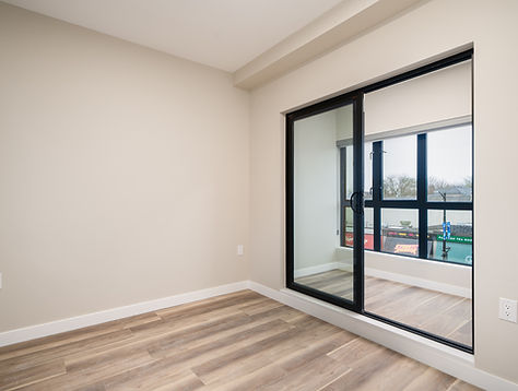 Bedroom with balcony access