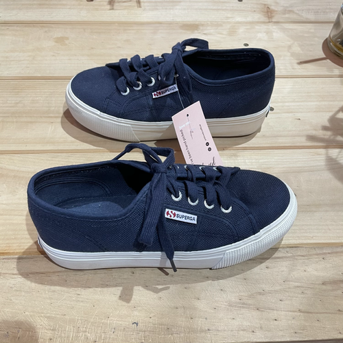 superga navy sneakers