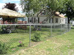 Vinyl Fabric-Galvanized Frame