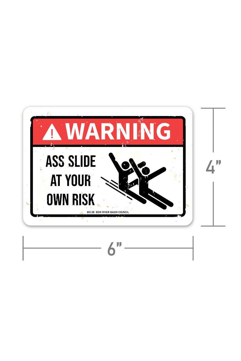 Thumbnail: 4"x6" Ass Sliding Sticker