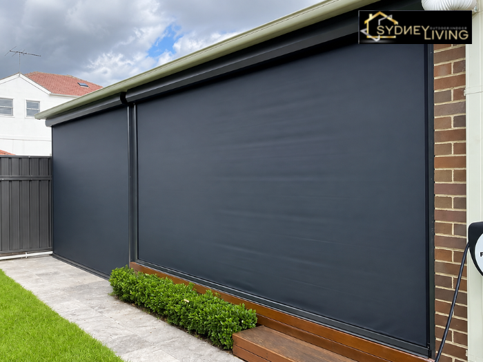 Modern outdoor blinds installed on a Sydney home