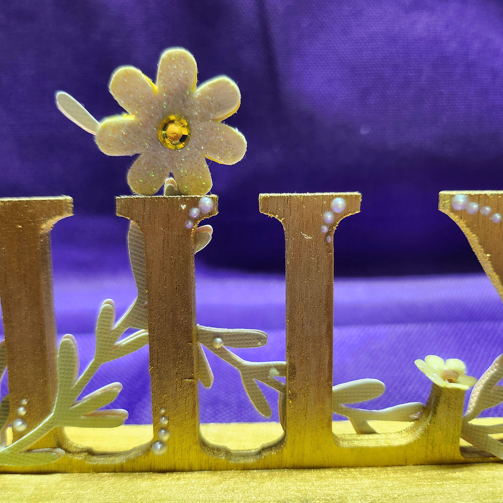 Thumbnail: Handmade Spring Floral FAMILY Art - Perfect for Unique Gifting