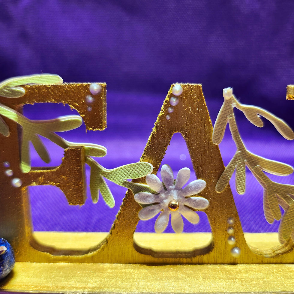 Thumbnail: Handmade Spring Floral FAMILY Art - Perfect for Unique Gifting
