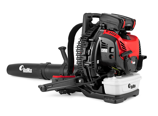 High-resolution image showcasing RedMax brand blowers, engineered for superior power and efficiency in outdoor maintenance. The photo features a sleek, lightweight blower with an advanced air propulsion system designed to clear leaves and debris effortlessly. Its durable construction and ergonomic design ensure easy handling and prolonged performance, making it ideal for homeowners, landscapers, and grounds maintenance professionals. Experience innovative technology and reliable operation with RedMax blowers, your perfect solution for achieving a pristine, well-maintained outdoor space.