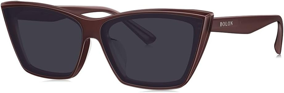 Thumbnail: BOLON Women Lady Elegant Trendy Cat Eye Polarized Sunglasses, Exclusive Eyewear