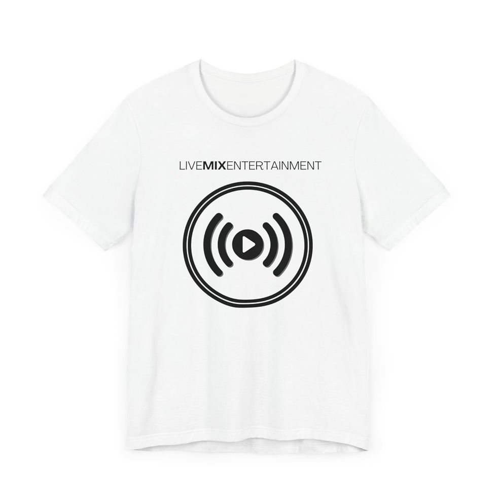 Thumbnail: Live Mix Logo - Unisex Jersey Short Sleeve Tee