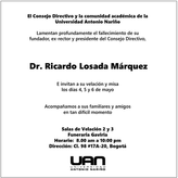 Condolencias