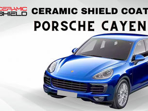 Ceramic Shield Coating on Porsche Cayenne | Ceramic Shield Coating in Nagpur
