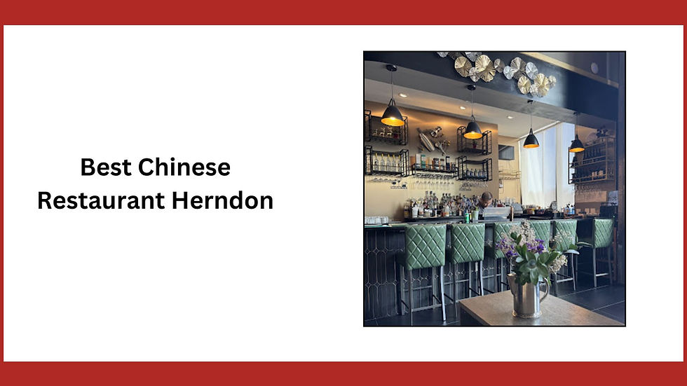 Best Chinese Restaurant Herndon