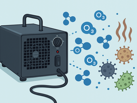 Ozone treatment during restoration