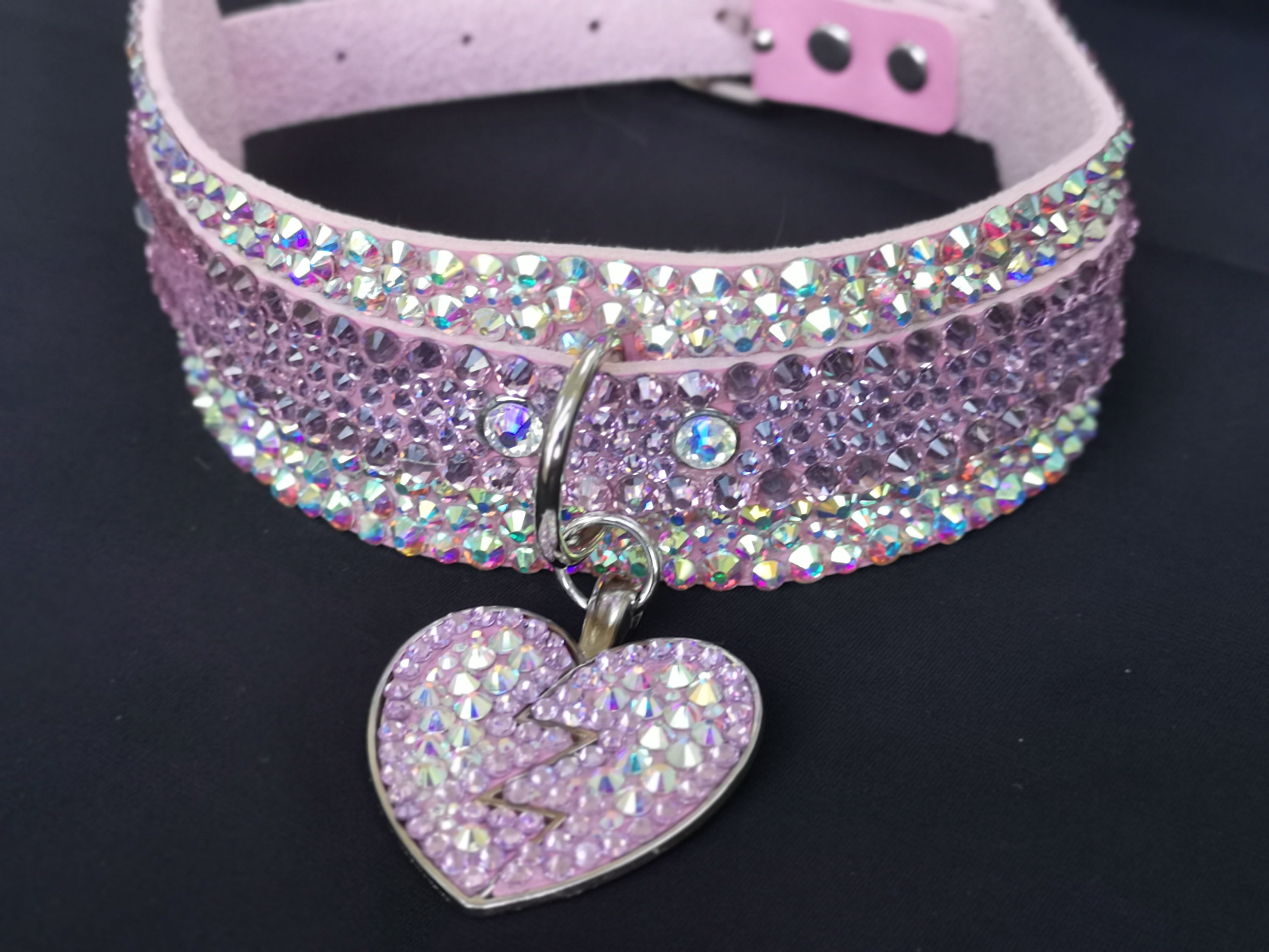 Rhinestoned Choker