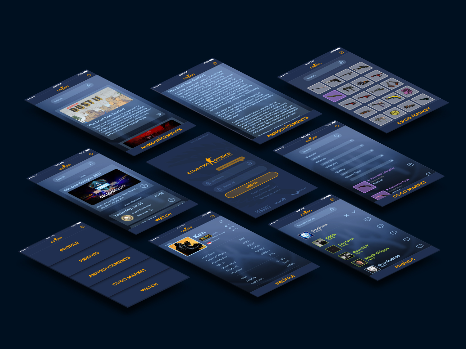 CSGO App Assist Concept
