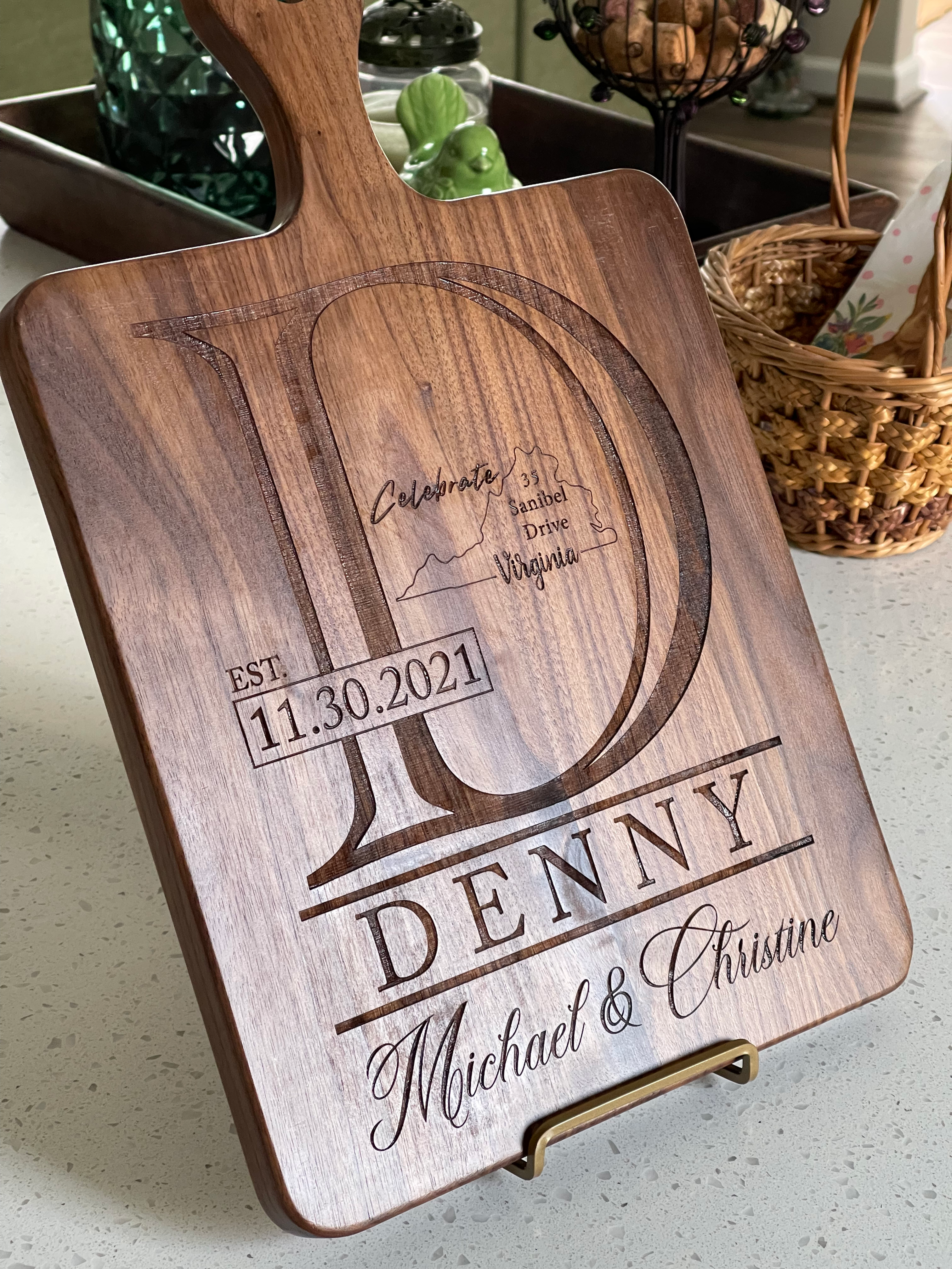 Laser Engraved Cutting Board