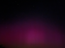 Polarlicht über Wibbecke am 12.08.2024