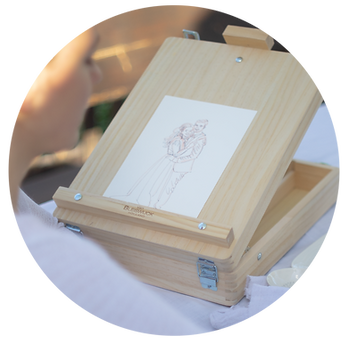 Live Drawing in Wien und Österreich. 
