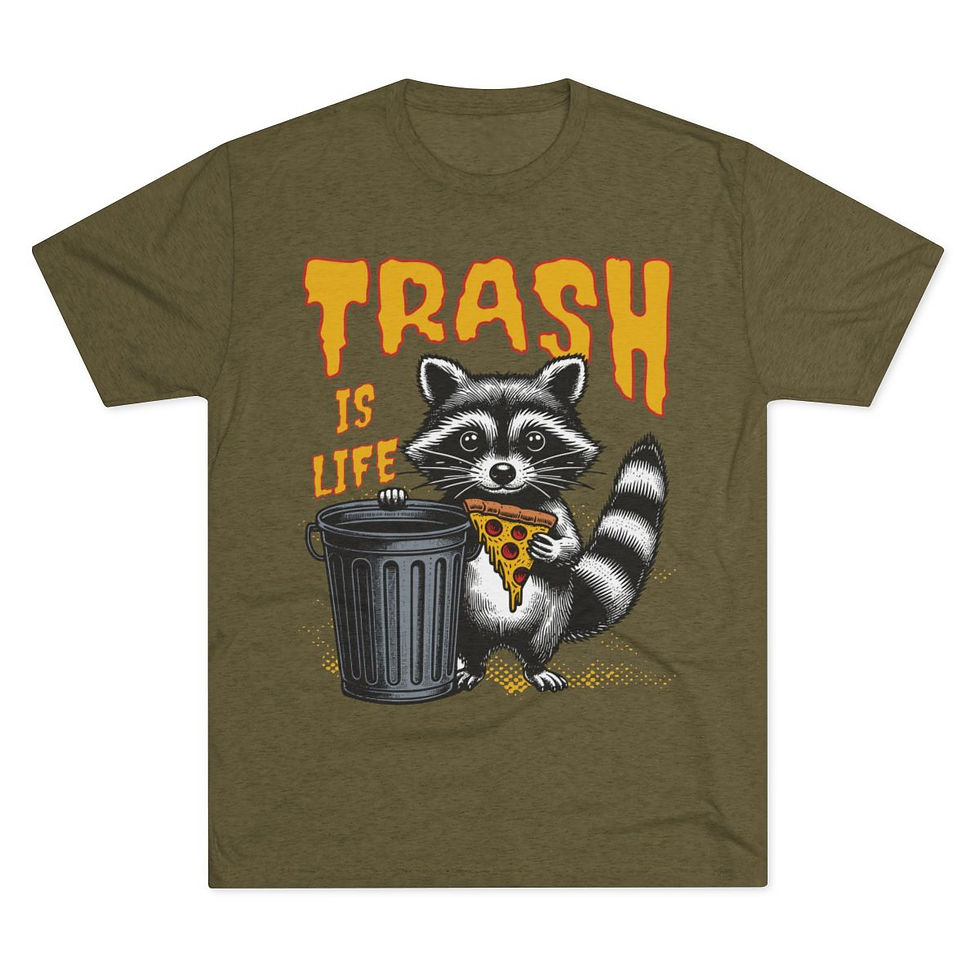 Thumbnail: Trash is Life trash panda tee