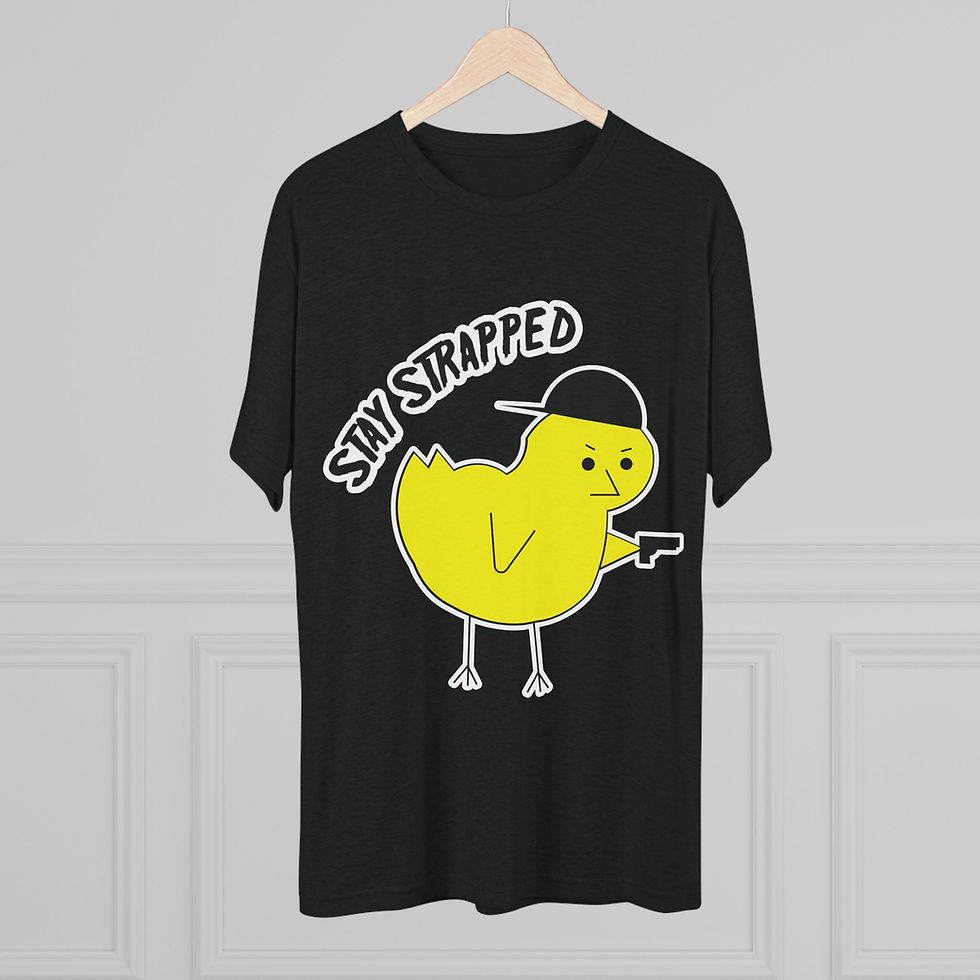 Thumbnail: "Stay Strapped" tee