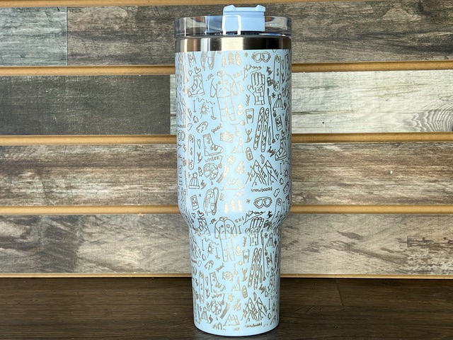Thumbnail: 40oz StuNLeY Quencher, full wrap Winter wonderland