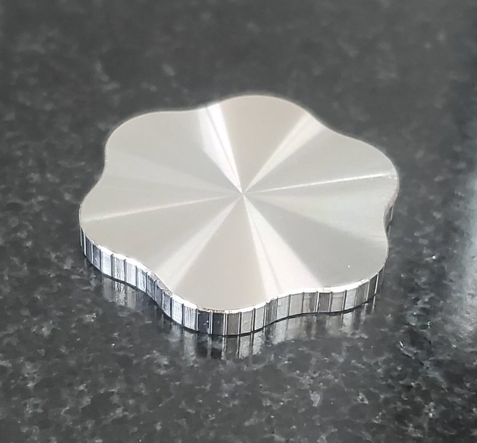 Thumbnail: 32mm clover blank -  Stainless Steel