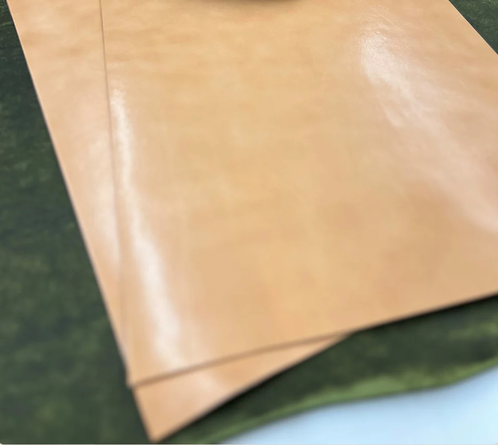 Jersey Tan Top-Grain Leather panels