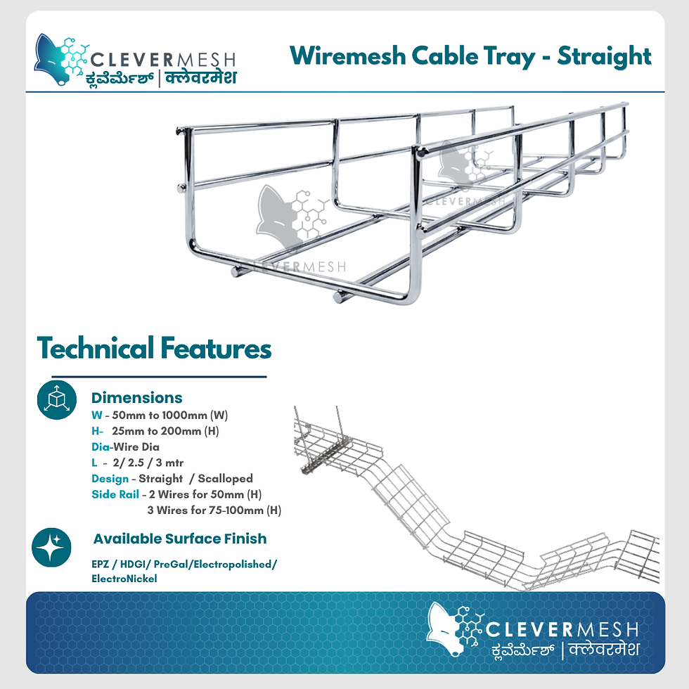 CleverMesh Industries Private Limited: India’s Leading Wire Mesh Cable Tray Manufacturer Serving All India States & Major Indian Cities