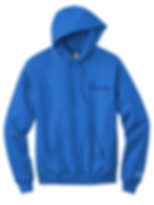 Choice Brooklyn royal blue Champion hoodie with printed chest logo