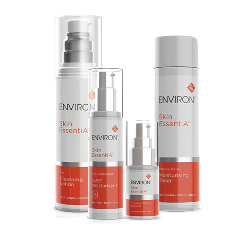 The Environ Skin EssentiA Starter Kit is the "Home Version" of our 90-minute protocol. It provides the essential Vitamin A levels required to keep your cells "awake" and producing collagen between visits