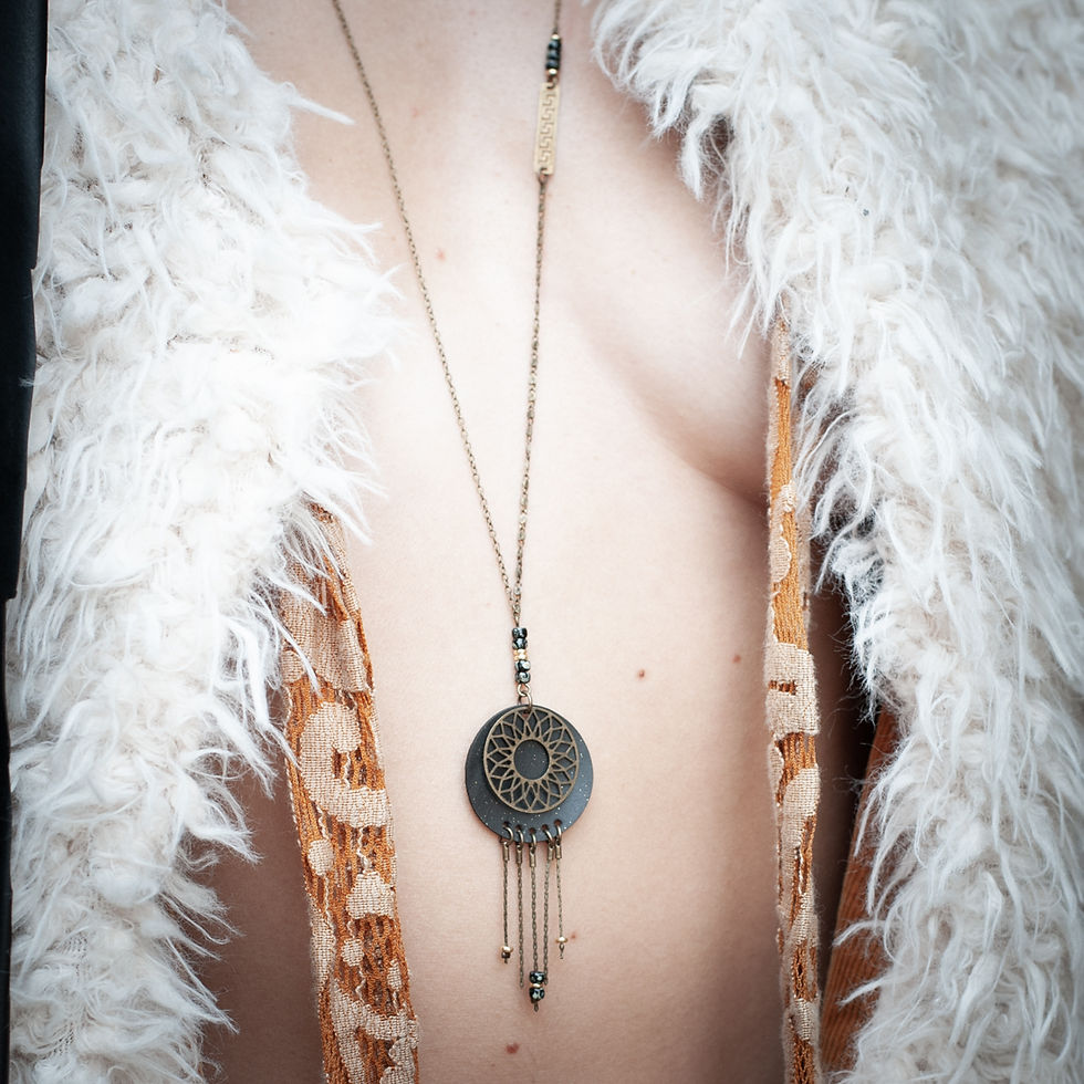 Miniature : Sautoir bijou de dos GYPSY KAMA