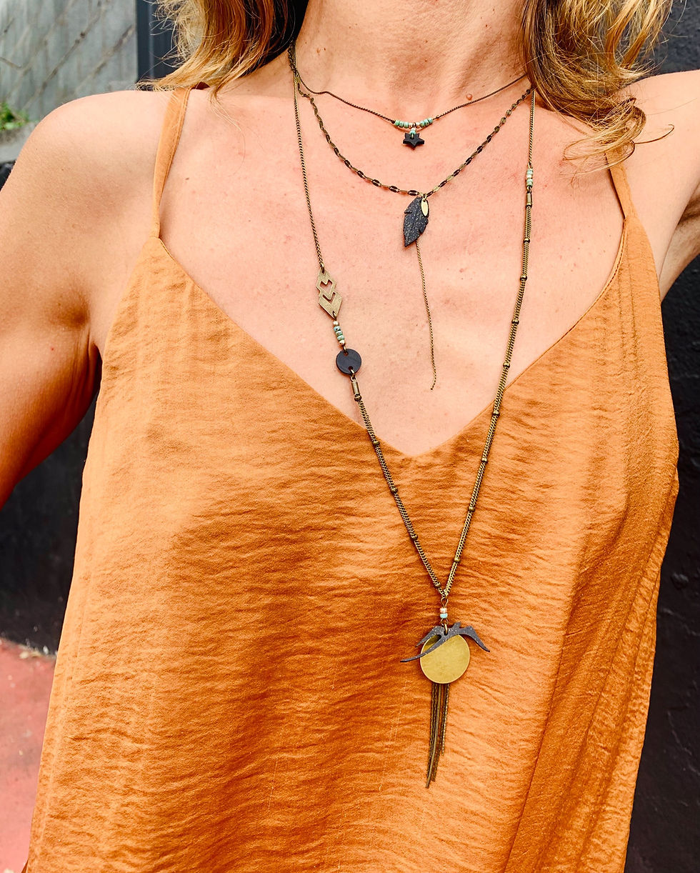 Miniature : Collier triple rang CHOUCHOU ❥
