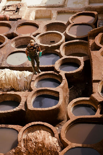 Fes, Morocco Tanneries