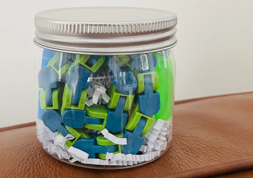 Thumbnail: Dinosaur mini pop it fidget jar!