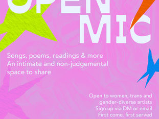 Come and perform at our SPLINTR Festival Open Mic!