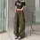 Thumbnail: 2024 Women Casual Joggers Tech Pants Solid Low Waist Pants Drawstring Wide Leg