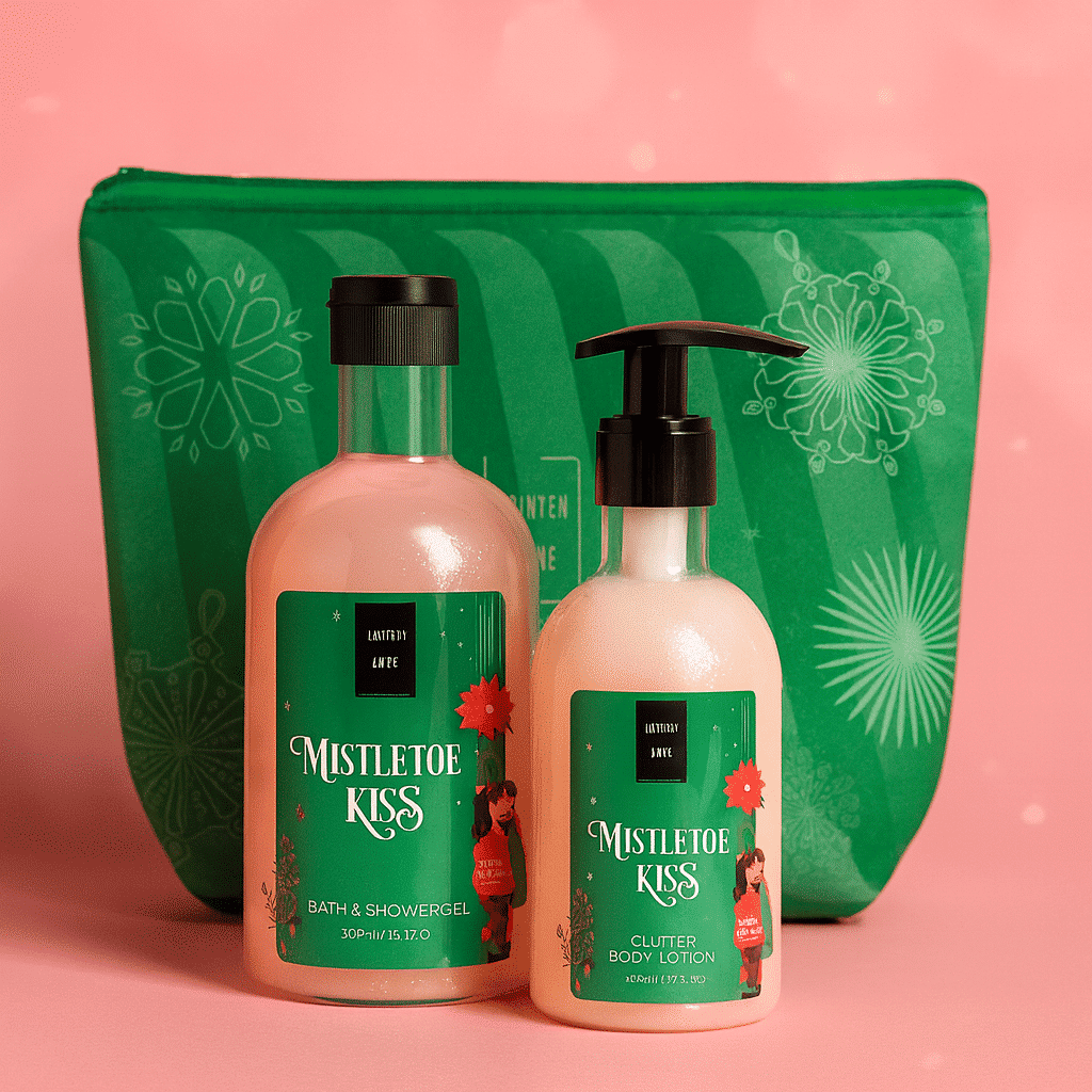 Lavish Care Mistletoe Kiss Душ Гел и Лосион Коледен Сет